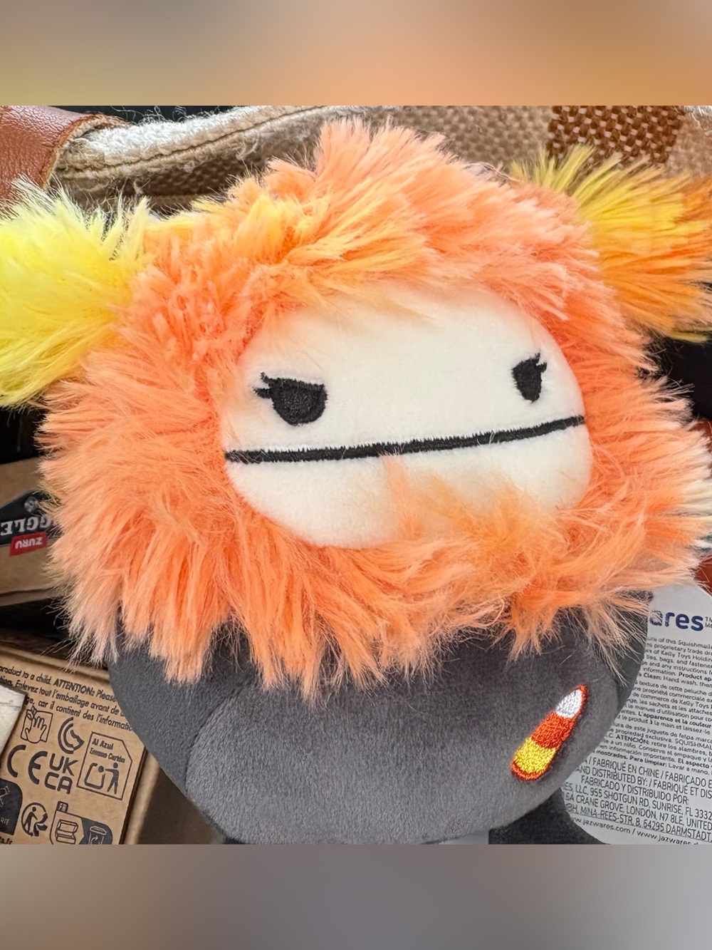 Roxanne candy corn Bigfoot Squishmallow Halloween Bigfoot 5”
